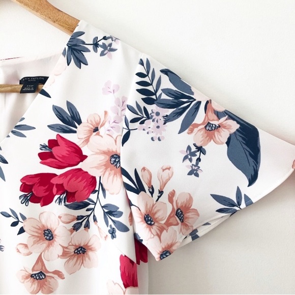 Ann Taylor Petite Floral Shift Dress - Picture 5 of 6